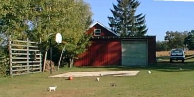 Barn view from south